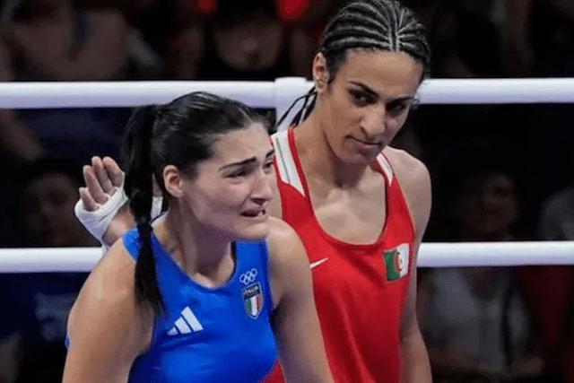 Italian female boxer Angela Carini withdrew from her Olympic match against Algeria's Imane Khelif just 46 seconds into the bout